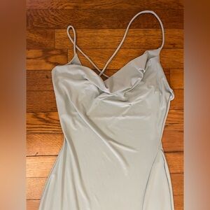 Windsor Light Green Satin Dress